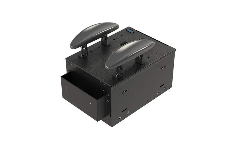 Gamber-Johnson KIT – WORKSTATION BOX, SMALL-SHORT WITH FILE HANGER TRAY AND 2 ADJUSTABLE ARMRESTS (7170-1113-01)