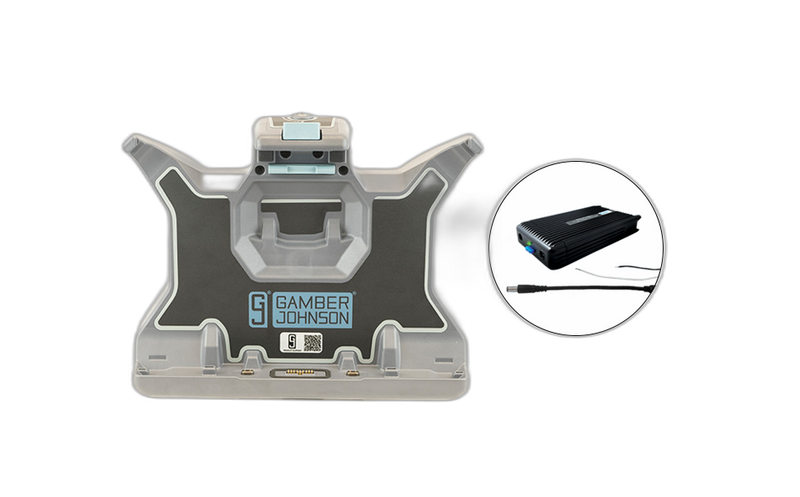 Dell 12″ Rugged Tablet Vehicle Docking Station; Lite Port – QUAD RF with LIND 120W Auto Power Adapter