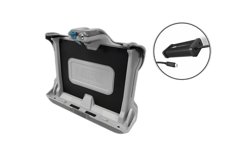 Kit: Getac K120 G3 Tablet Cradle – NO-RF – With USB-C Power Adapter