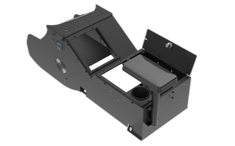 Kit – 2025+ Tahoe Widebody Console with Cup Holder & Tall Armrest