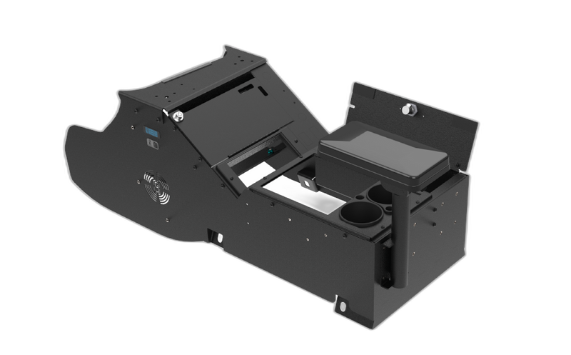 2025+ Chevrolet Tahoe Wide Body Console Box with Internal Printer Mount, Cup Holder & Tall Armrest
