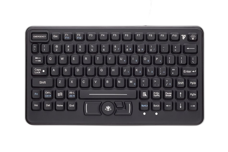 Gamber-Johnson 7300-0035: iKey Industrial Keyboard with Emergency Key