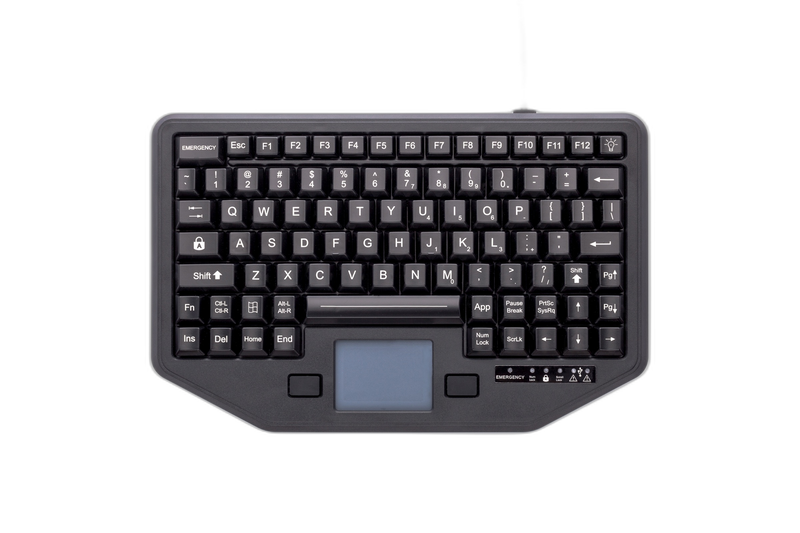 iKey Full Travel Keyboard with Integrated Touchpad