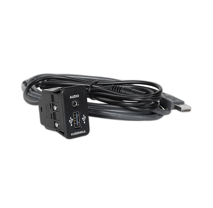 Kussmaul AUX/USB Pass-Through 6′ Extension Module