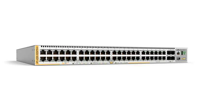HV-x530-52GPXm-90 - Stackable Multi-Gigabit L 3 Dual PSU Switch