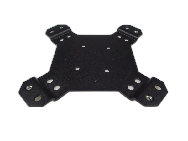 Adapts docking station or other equipment with VESA 75 hole pattern to VESA 100 hole pattern