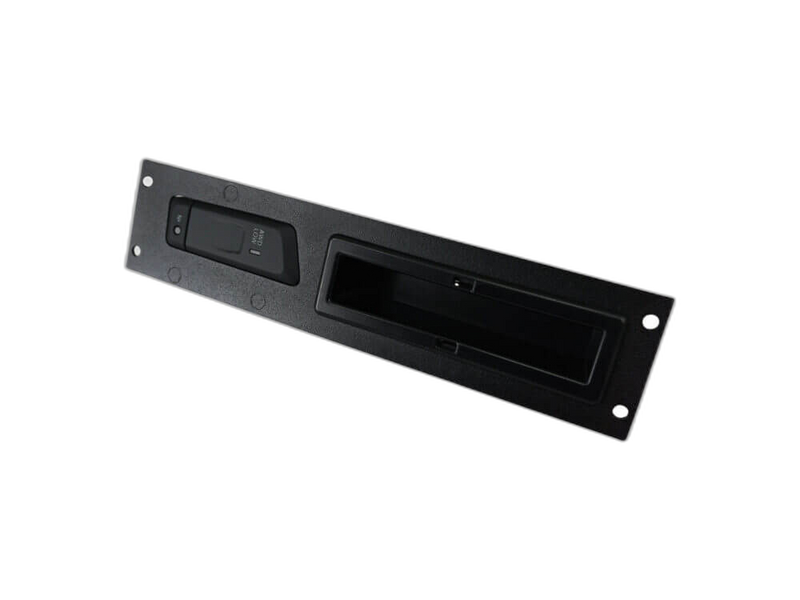 Console Accessory Bracket Kit with Accessory Holder and Cutout for Relocating AWD Control Switch in C-VS-1500-DUR-2 Dodge Durango Console