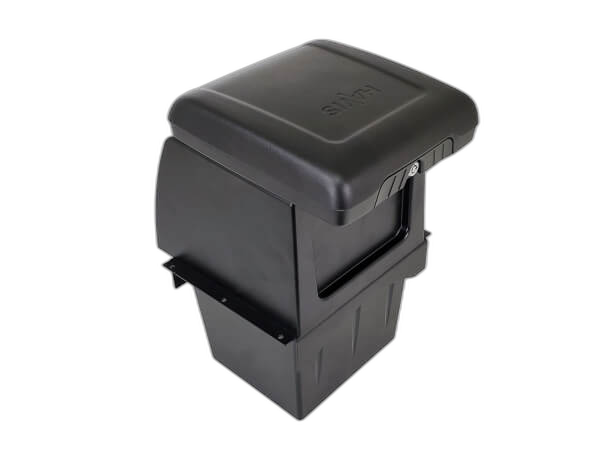 Internal Mount Armrest with Lockable Accessory Pocket