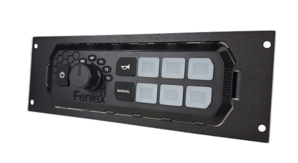 1-Piece Equipment Mounting Bracket, 3″ Mounting Space, Fits Feniex Typhoon C4017