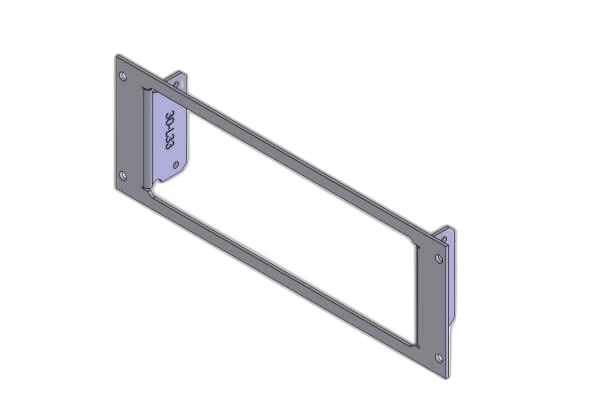 1-Piece Equipment Mounting Bracket, 3″ Mounting Space, Fits L3Harris/L3 Mobile-Vision Flashback 3 DVR