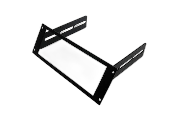 Angled 1-Piece Equipment Mounting Angled Bracket, 3″ Mounting Space, Fits Motorola Self-Contained Equipment