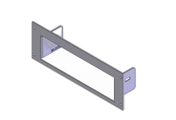 1-Piece Equipment Mounting Bracket, 3″ Mounting Space, Fits Harris/L3Harris XG-25M model DM-M78B