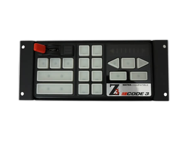 1-Piece Equipment Mounting Bracket, 3.5″ Mounting Space, Fits Code 3 Public Safety Equipment Z3 Siren