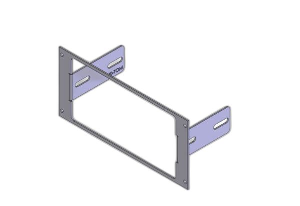 1-Piece Equipment Mounting Bracket, 4″ Mounting Space, Fits Misc. Tomar 940, 948L & 948L-DCP