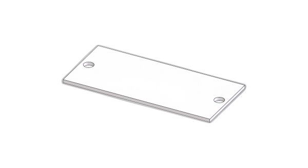 1/2″ Filler Plate for Wide VSW Consoles