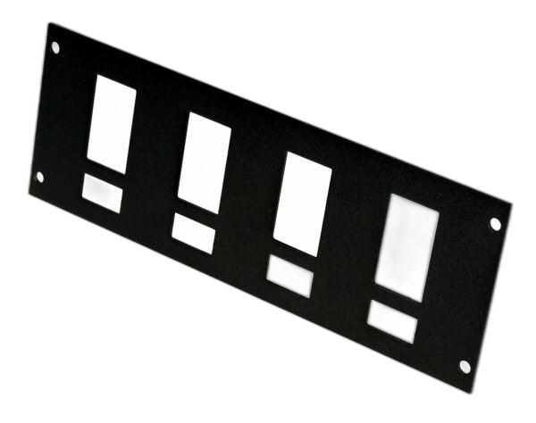 3″ High Plate With (4) Switch & Legend Cutouts