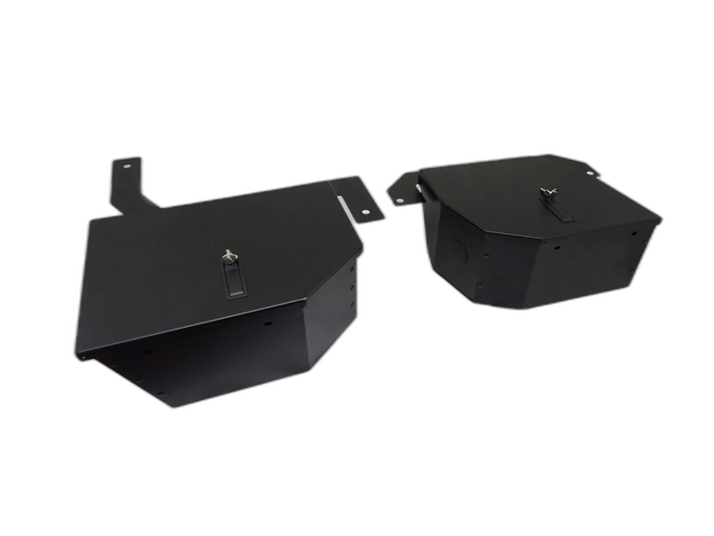 Lockable Under-Seat 2-Piece Storage Box for 2020‐2024 Dodge Ram 2500 & 3500 Crew Cab Pickup Truck