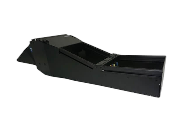 Vehicle-Specific 18″ Angled Console w/ Internal PockJet 8 Printer Mount for 2021-2023 Dodge Charger Police