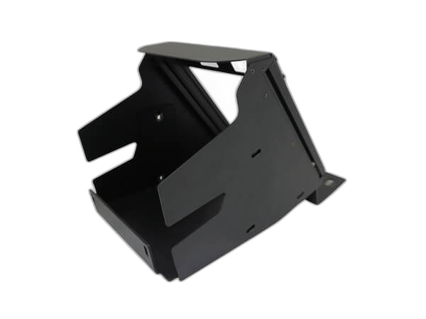 Vehicle-Specific 11″ Under Dash Console for 2021-2025 Ford F-150 XL & XLT Pickup, 2023-2025 Ford F-250, 350, 450, 550 & F-600 with Standard Radio