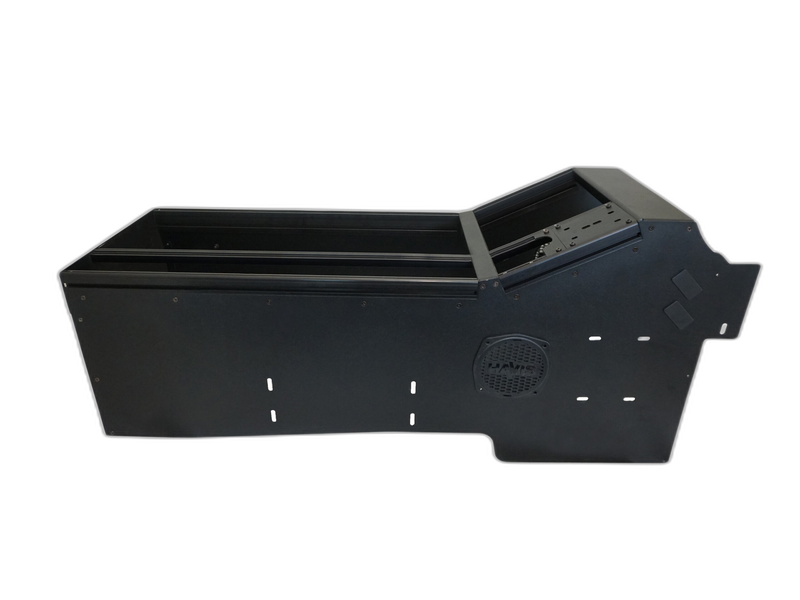 Vehicle-Specific 32″ Wide Angled Console for 2024-2025 Chevrolet Silverado – EV