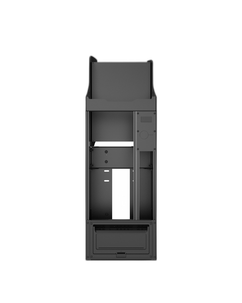 Vehicle-Specific 19″ Wide Flat Console With PocketJet 6 & 7 Printer Mount for 2019-2025 Chevrolet Silverado and GMC Sierra