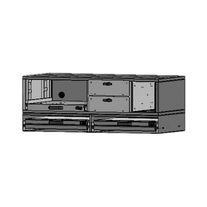 Command Post, 48″ W x 22″ L x 18″ H Map Drawer Modules with Slide-out Computer Tray and Two Storage Drawers