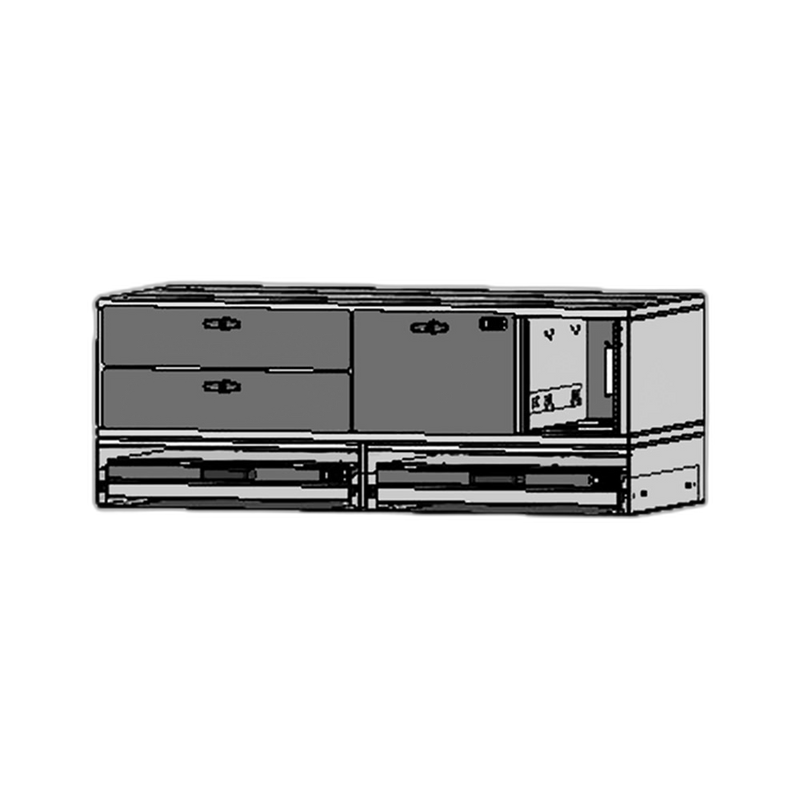 Command Post, 48″ W x 22″ L x 17″ H Three Drawer Module with Dual Map Drawers and Draw-tight Locking Handles