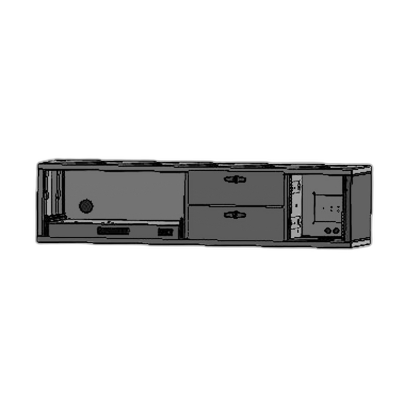 Command Post, 48″ W x 22″ L x 12″ H Storage Drawers with Computer Tray Module with Draw-tight Locking Handles