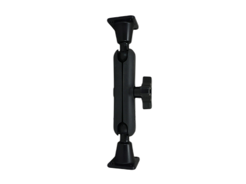 Dual Ball Mount with 1.00″ Knob-Style Long Housing & Two Long AMPS Plates