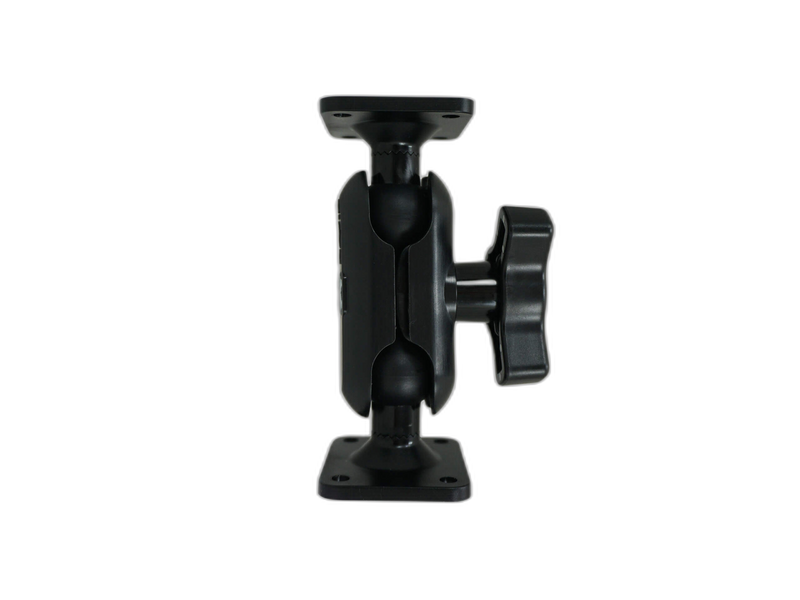 Dual Ball Mount with 1.00″ Knob-Style Standard Housing & Two Standard AMPS Plates