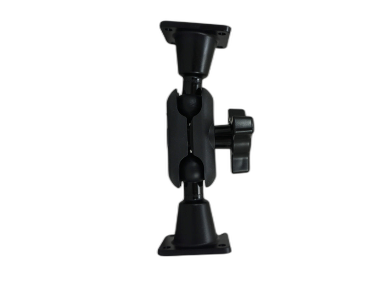 Dual Ball Mount with 1.00″ Knob-Style Standard Housing & Two Long AMPS Plates