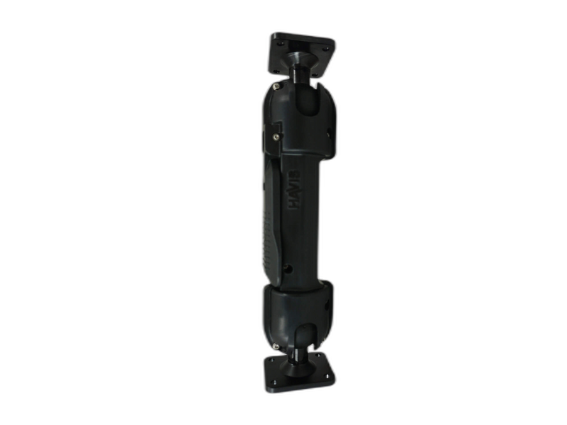 Dual Ball Mount with 1.50″ Clamp-Style Long Housing & Two Standard AMPS Plates