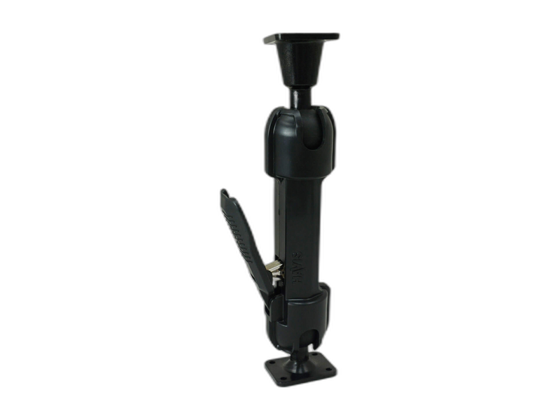 Dual Ball Mount with 1.50″ Clamp-Style Long Housing, One Standard AMPS Plate & One Long AMPS Plate