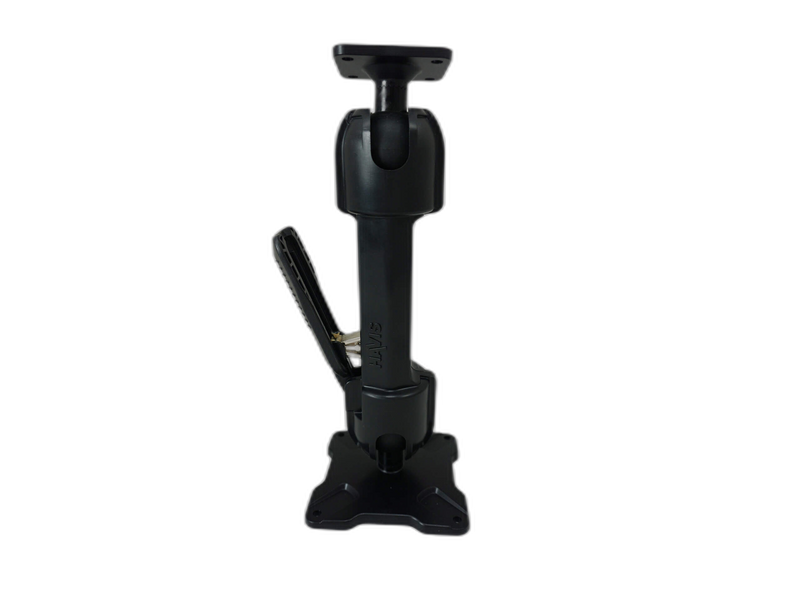 Dual Ball Mount with 1.50″ Clamp-Style Long Housing, One Standard AMPS Plate & One Standard VESA 75 Plate