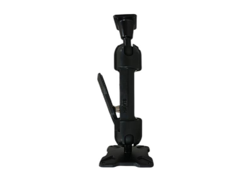 Dual Ball Mount with 1.50″ Clamp-Style Long Housing, One Long AMPS Plate & One Standard VESA 75 Plate