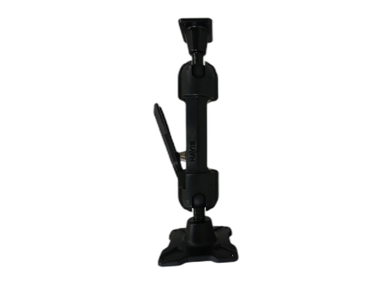 Dual Ball Mount with 1.50″ Clamp-Style Long Housing, One Long AMPS Plate & One Long VESA 75 Plate