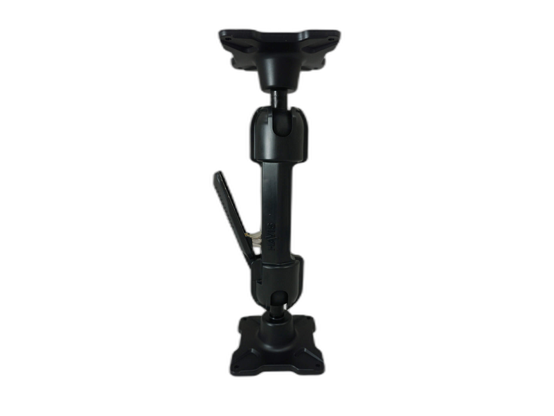Dual Ball Mount with 1.50″ Clamp-Style Long Housing, Two Long VESA 75 Plates