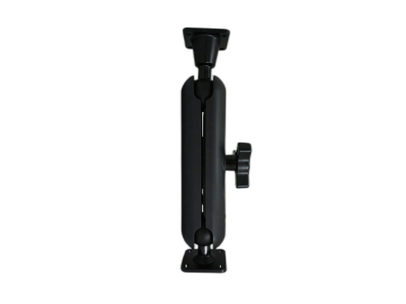 Dual Ball Mount with 1.50″ Knob-Style Long Housing, One Standard AMPS Plate & One Long AMPS Plate