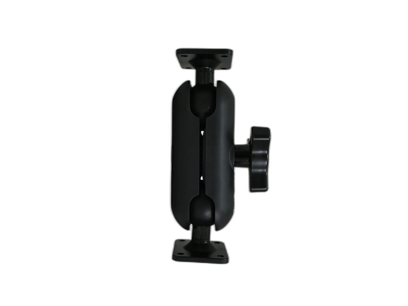Dual Ball Mount with 1.50″ Knob-Style Standard Housing, Two Standard AMPS Plates