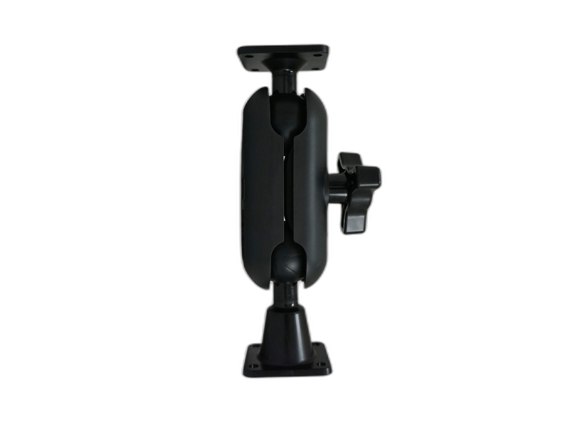 Dual Ball Mount with 1.50″ Knob-Style Standard Housing, One Standard AMPS Plate & One Long AMPS Plate