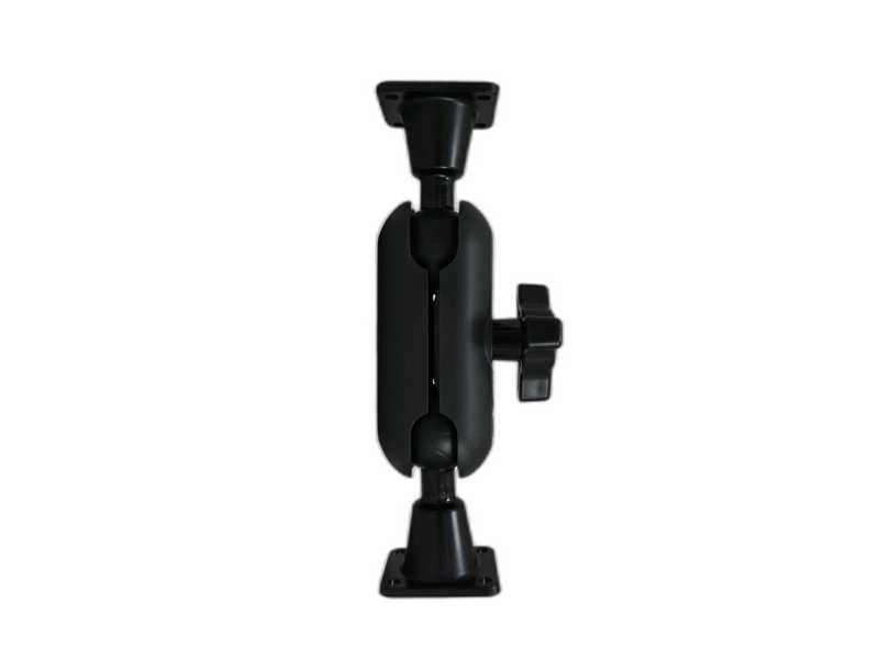 Dual Ball Mount with 1.50″ Knob-Style Standard Housing, Two Long AMPS Plates