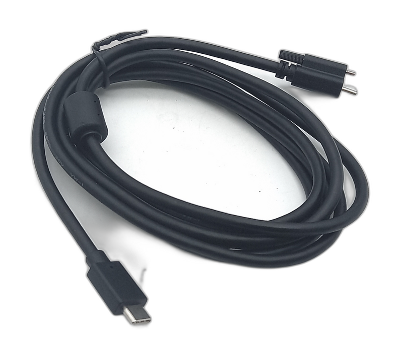 Replacement Upstream USB-C Cable for Rugged USB-C Port Replication Hub with Thumbscrew Retention Feature