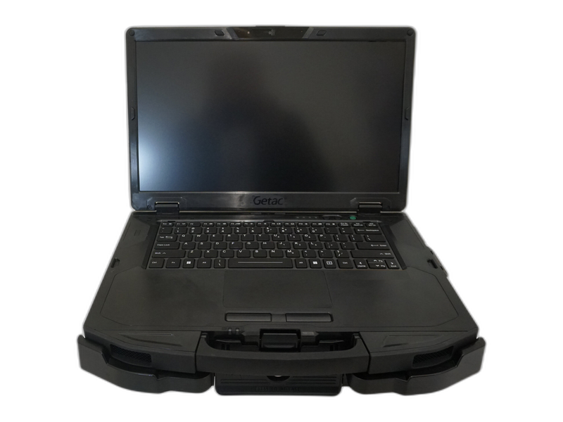 Bundle – Docking Station for Getac S510 Laptop with Triple Pass-Through Antenna Connection & Getac Power Supply with Bare Wire