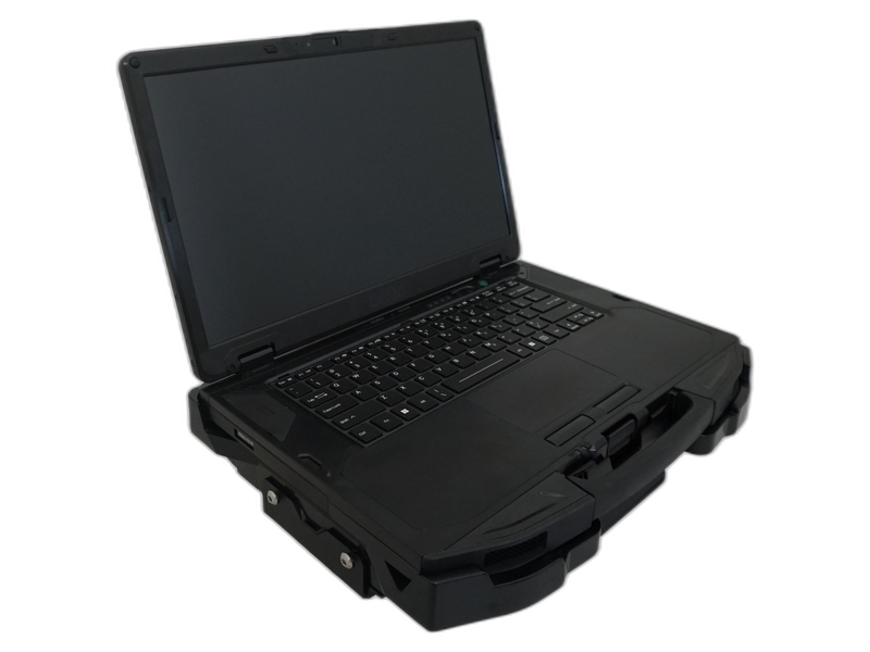 Cradle for Getac S510 Laptop with Triple Pass-Through Antenna Connection