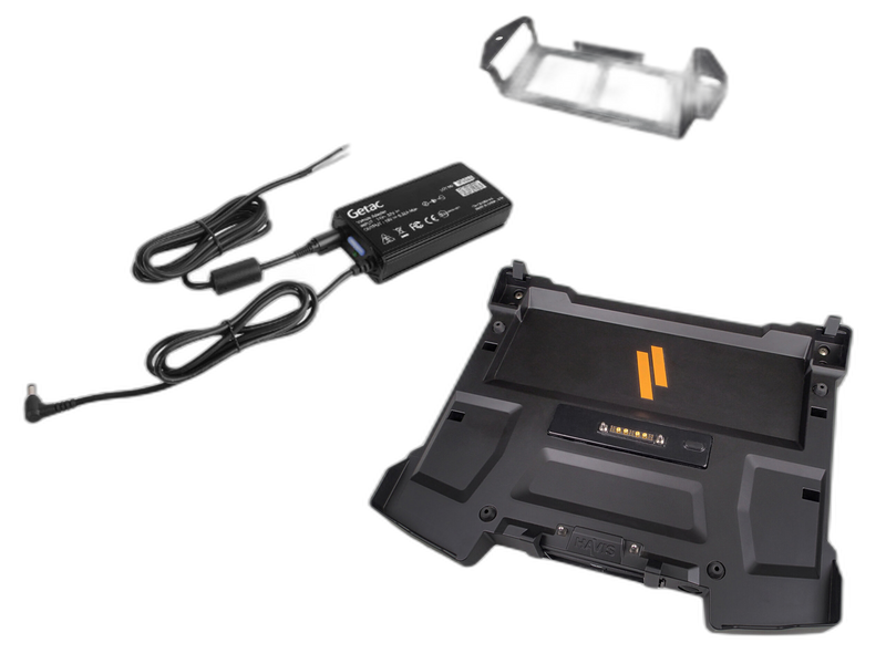 Docking Station For Getac S410 Notebook With External Power Supply with Bare Wire