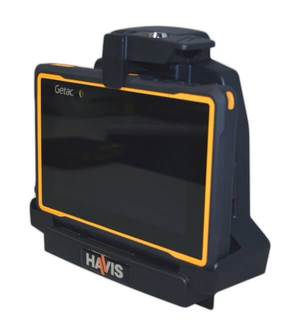 Docking Station For Getac ZX70 Tablet With Power-Only POGO Connector & Dual Pass-Thru Antenna Connections