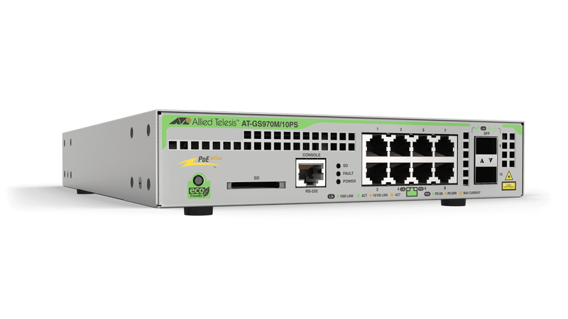 HV-GS970M/10PS-R-10 - 8 x Gigabit Ethernet PoE+ 124W (L)