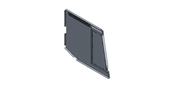 Dual K9 Divider For 2020-2025 Ford Interceptor Utility K9 – Black