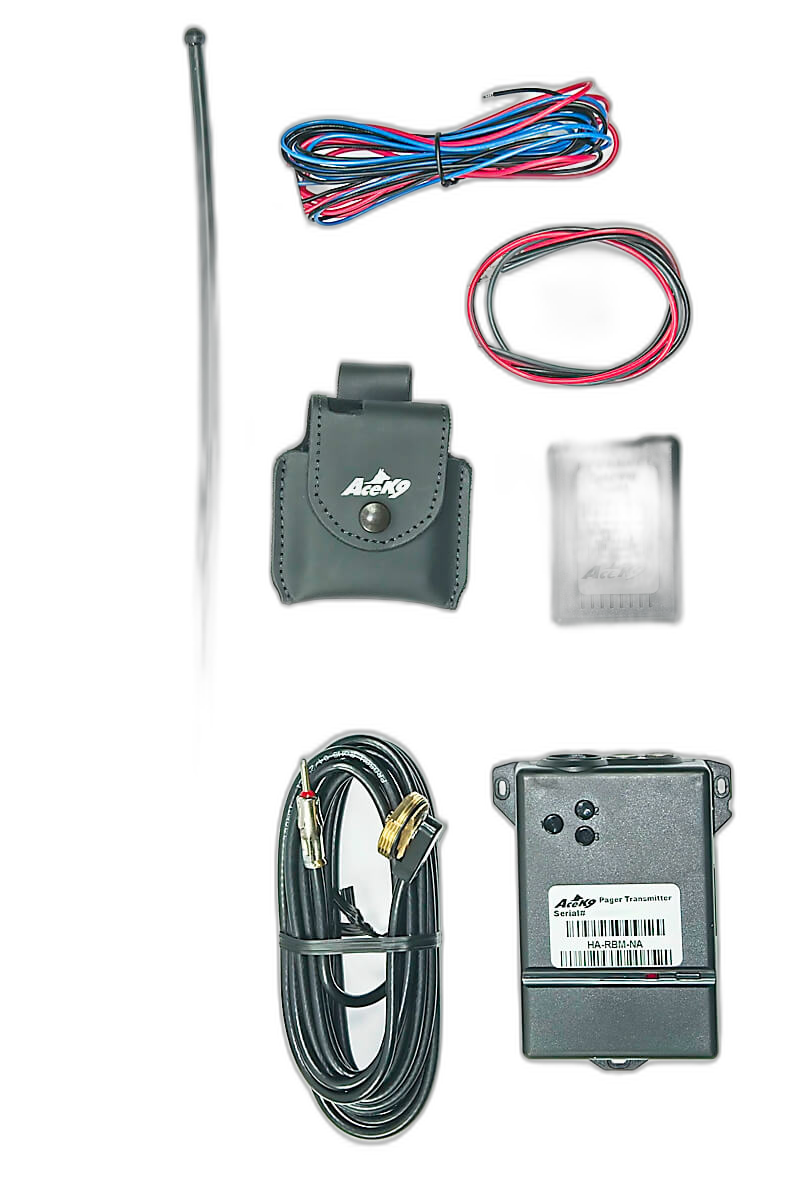 Optional Remote Pager Kit with 27Mhz Antenna System for use with K9 Heat Alarm® Pro & Hot-N-Pop® Pro Series Units sold after 2014