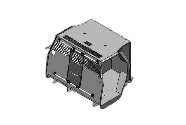 Extended K9 Transport System For 2021-2025 Chevrolet Tahoe – White